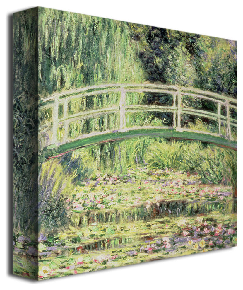 'White Nenuphars, 1899' Canvas Art by Claude Monet