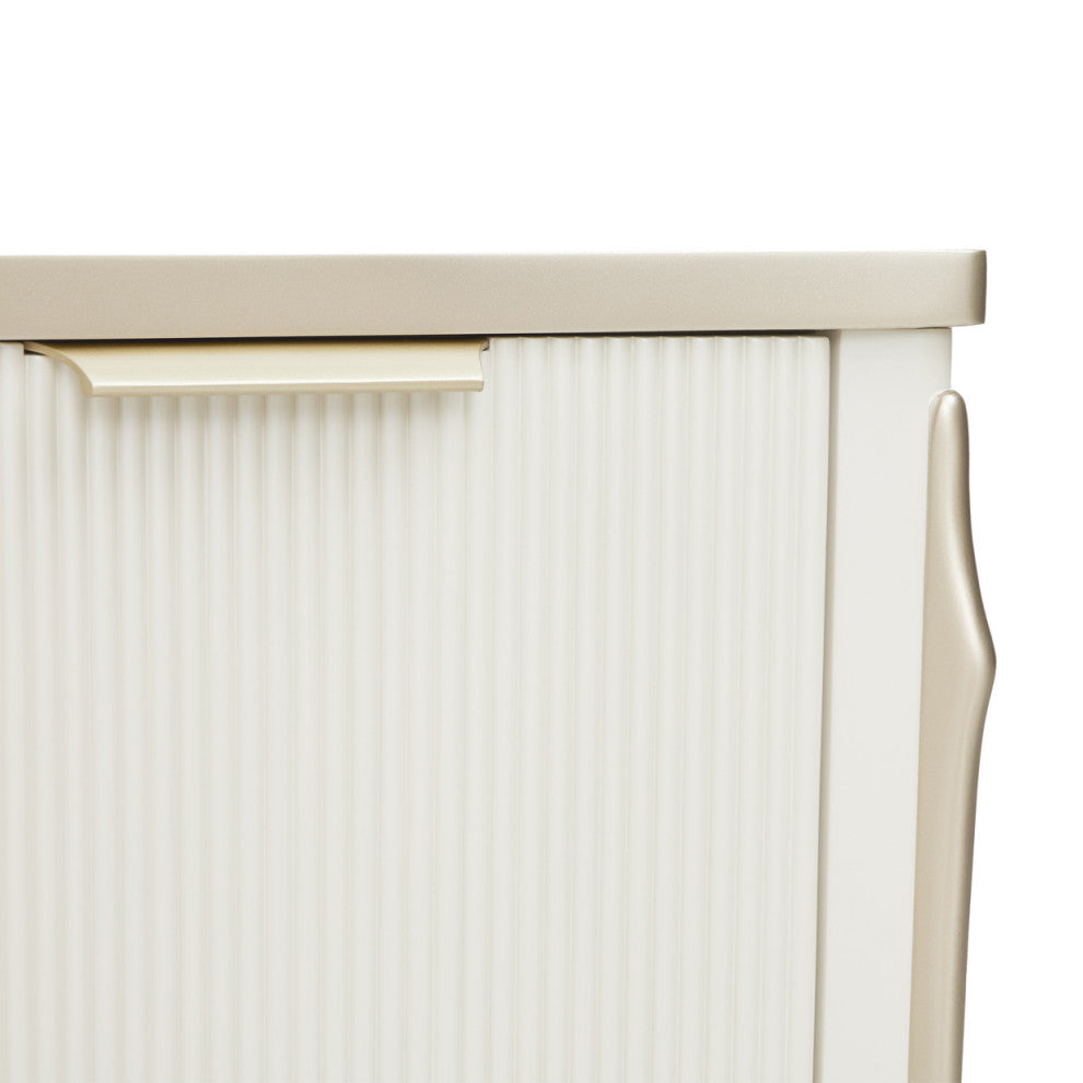 La Marisia Media Cabinet, Creamy Pearl