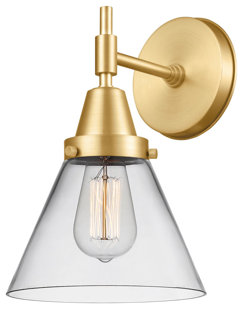 Innovations 447-1W-SG-G42 1-Light Sconce, Satin Gold