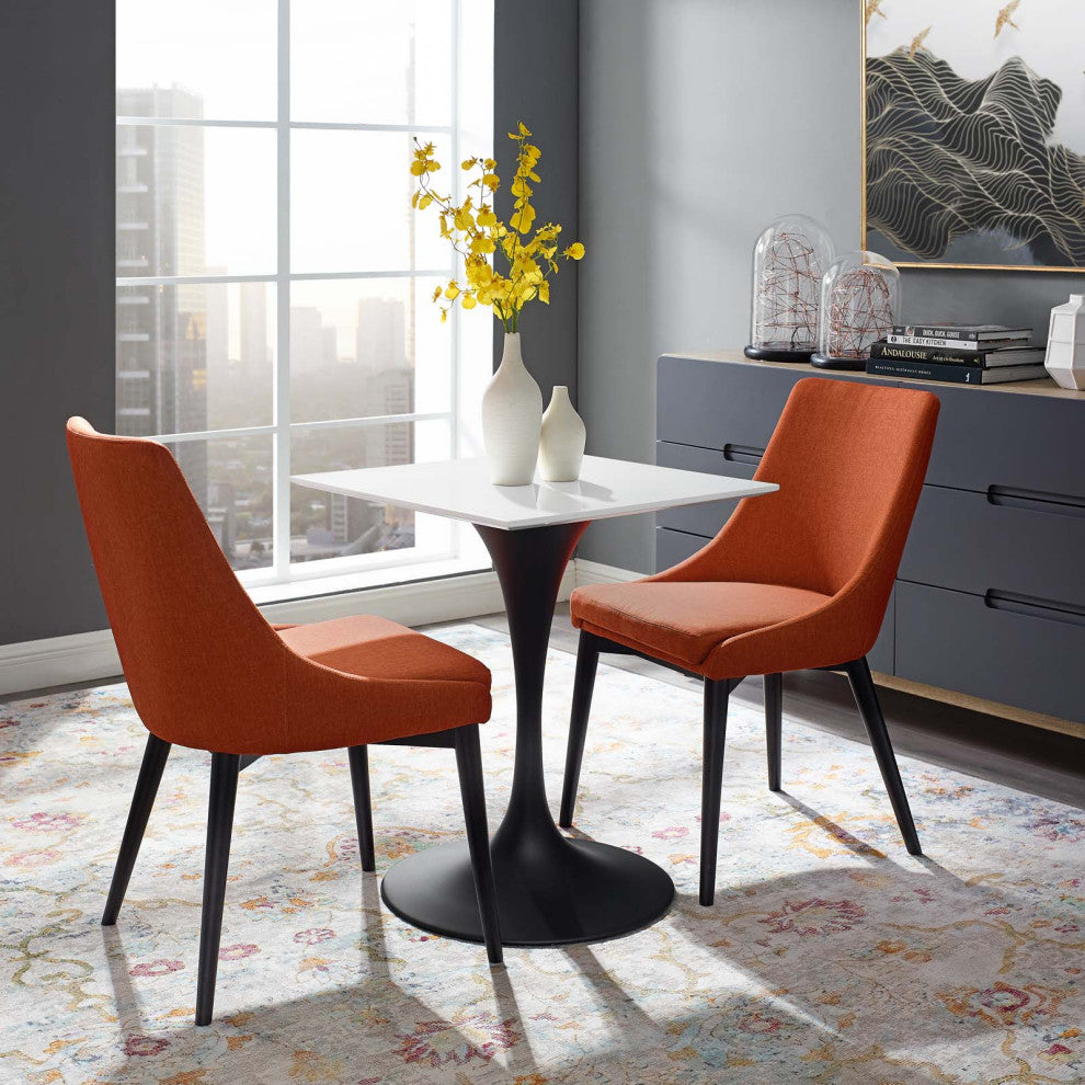Modway Lippa 24" Square Wood Top dining table