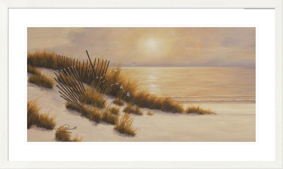 "Evening Meditation" Framed Digital Print by Diane Romanello, 45x27"