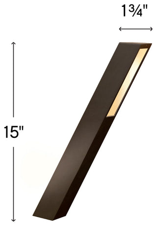 Hinkley Path Piza Led Piza Led Path Light, Bronze