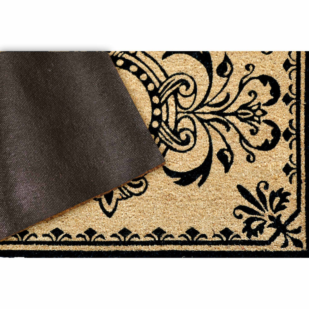 Dwell Vine Outdoor Mat Black P 1'8"x3'4"