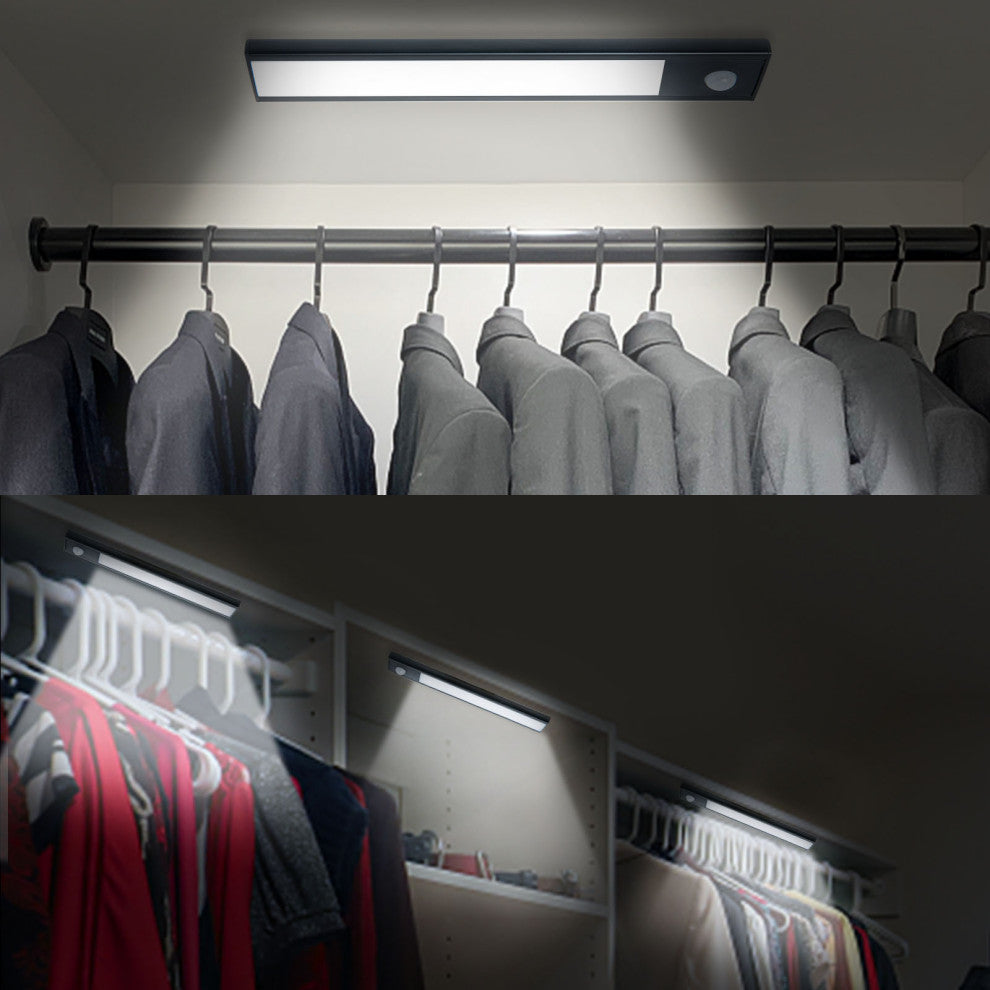 4 Packs LED Closet Light, Brightness and Color Temperature Adjustable, 62-LED