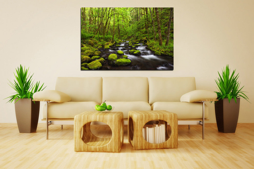Epic Graffiti "Where the Green Grows" by Darren White Giclee Canvas Art, 12"x18"