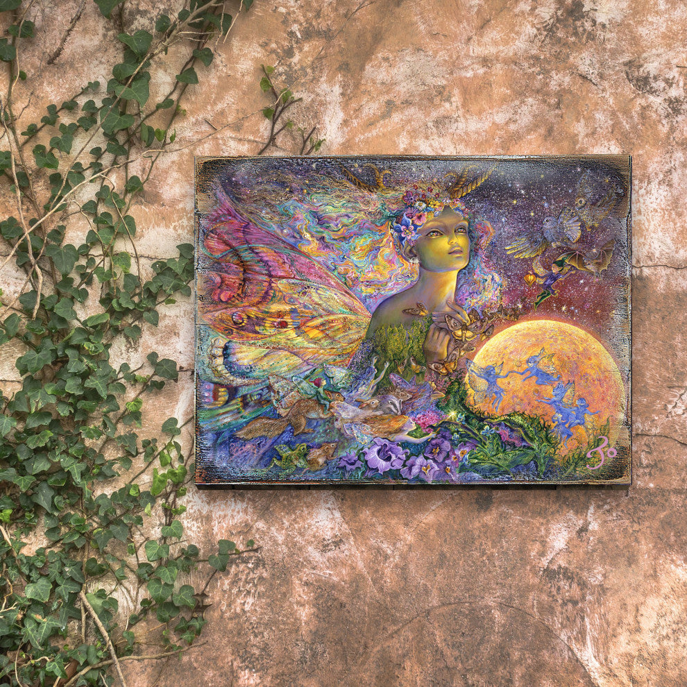 Titania Wall and Table Top Wooden Decor, 36x24