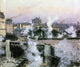 Norbert Goeneutte The Pont de l'Europe and Gare Saint-Lazare Gallery Wrap Canvas