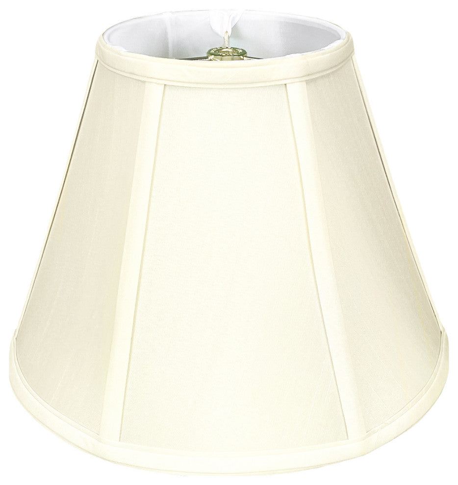 Royal Designs Deep Empire Bell Lamp Shade, Eggshell, 8x14x11, Single