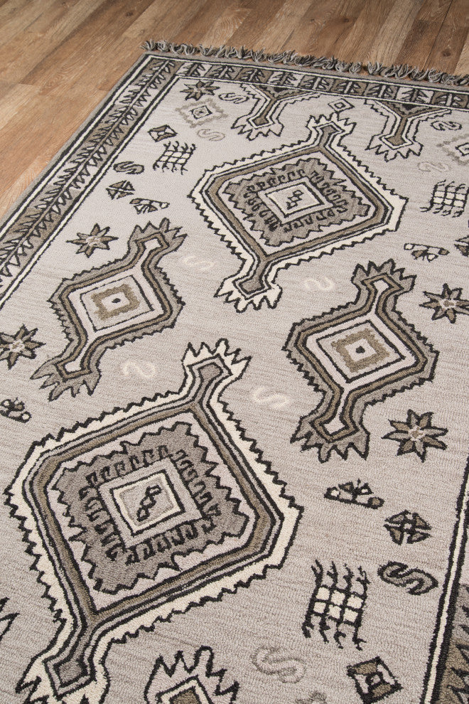 Tahoe TA-03 Hand Tufted Gray Area Rug 2'x3'