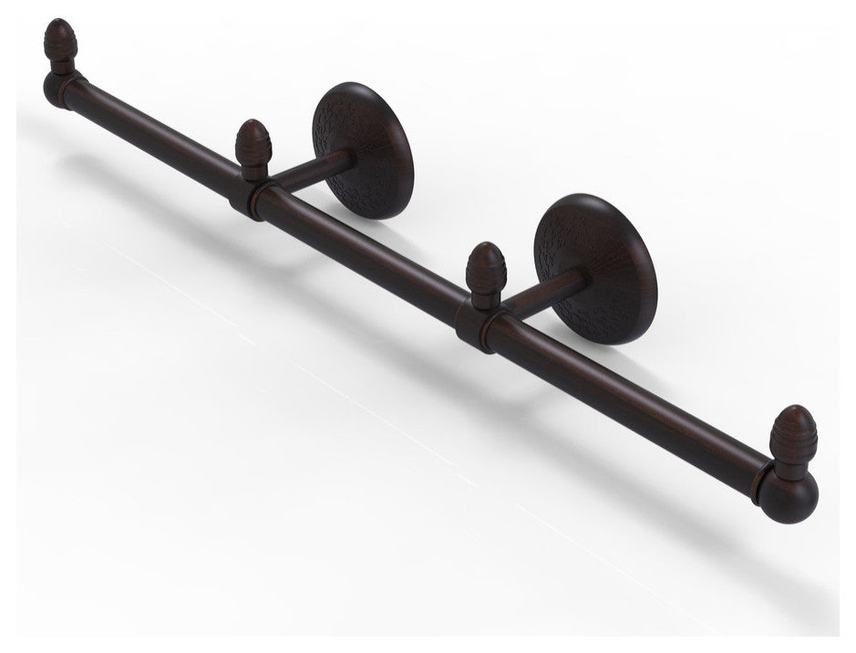 Monte Carlo 3 Arm Guest Towel Holder, Venetian Bronze
