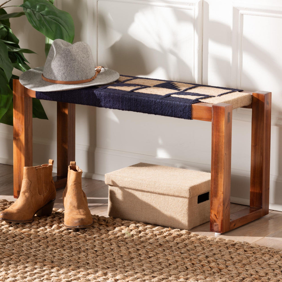 Jackie Two-Tone Accent Bench