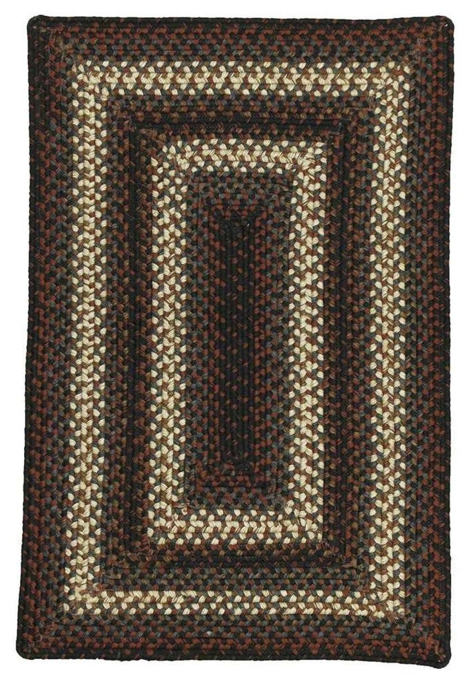 Homespice Decor Montgomery Indoor/Outdoor Braided Rug 4'x6', Rectangle