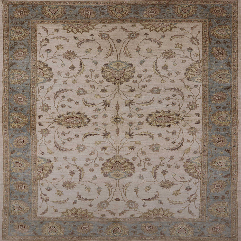 Ahgly Company Indoor Square Mid-Century Modern Area Rugs, 6' Square