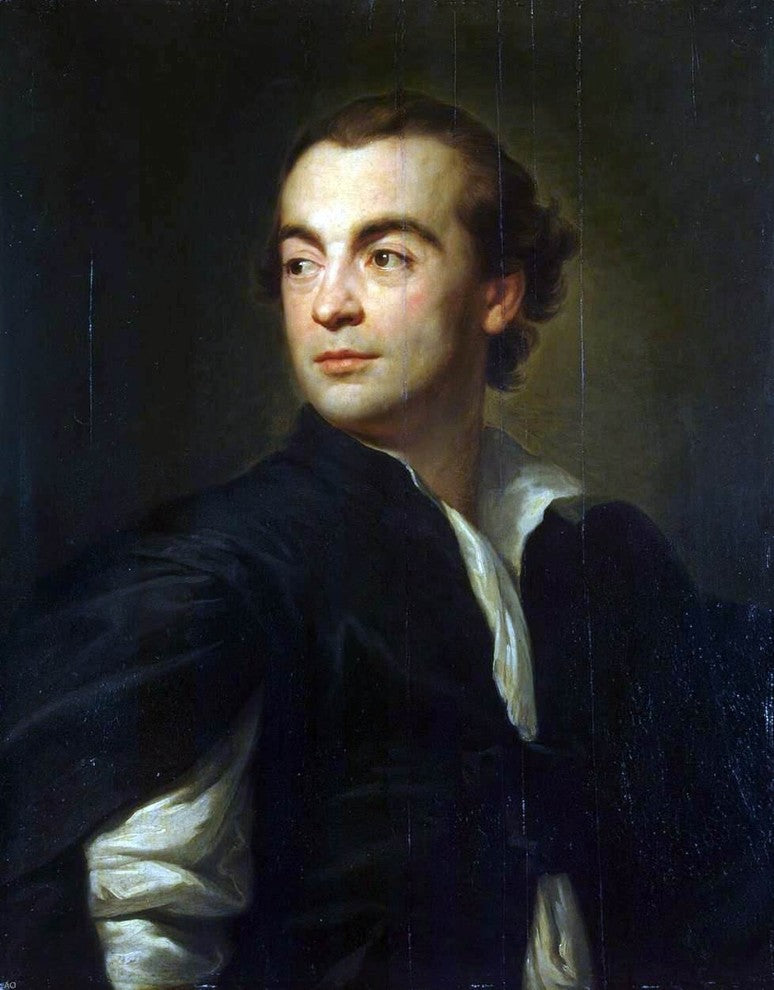 Anton Raphael Mengs Portrait of Johann Joachim Winckelmann Gallery Wrap Canvas