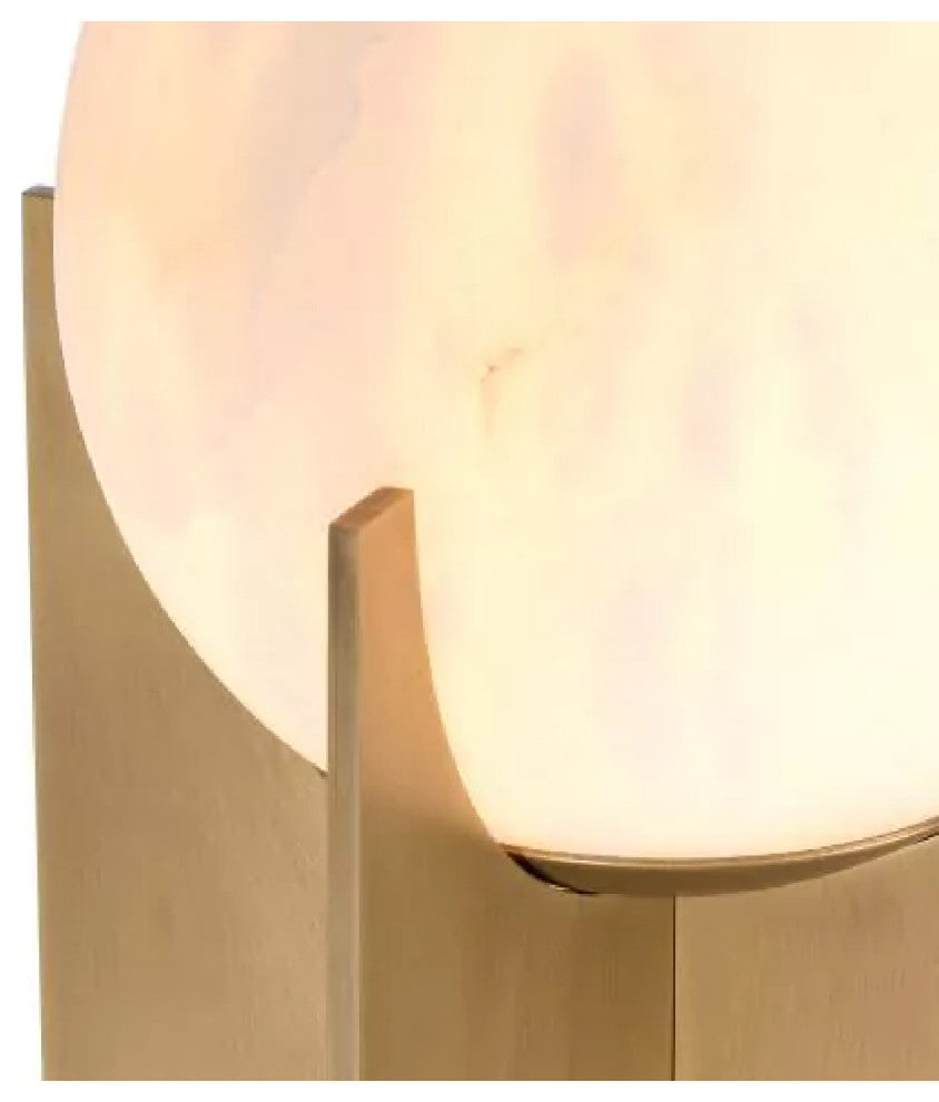 Brass Alablaster Globe Table Lamp | Eichholtz Scorpios