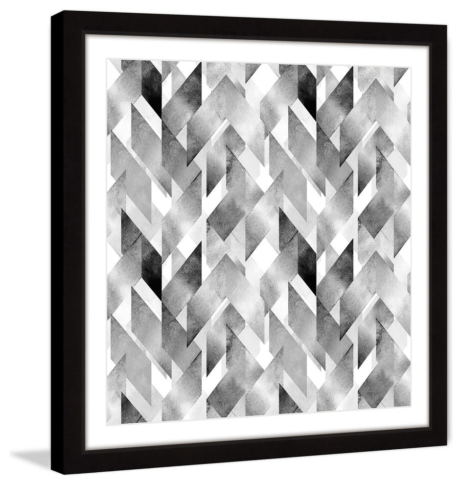 "Ribbon Crossing" Framed Art Print