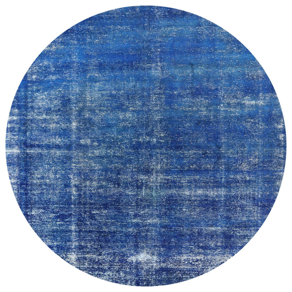 Ahgly Company Indoor Round Mid-Century Modern Area Rugs, 8' Round