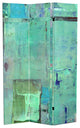 6' Tall Double Sided Aurora Canvas Room Divider