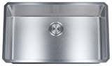 Dowell Undermount Single Bowl Stainless Kitchen Sink - Small Radius, 28w X 16l X 9d