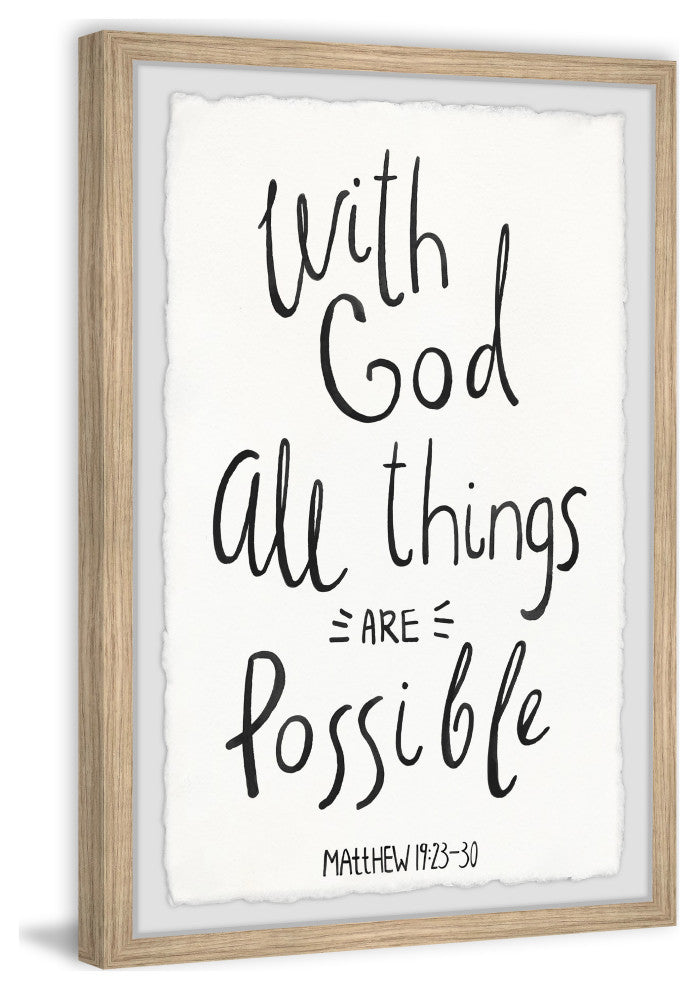 "All Is Possible" Framed Painting Print, 24x36
