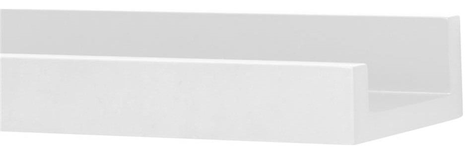 Kiera Grace 23 Inch Engineered Wood White Edge Photo Frame Ledge