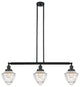 Innovations 213-BK-G664-7-LED 3 Light Island Light, Matte Black