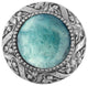 Victorian Jewel Knob Antique Brass, Blue Sodalite Natural Stone, Antique Pewter,