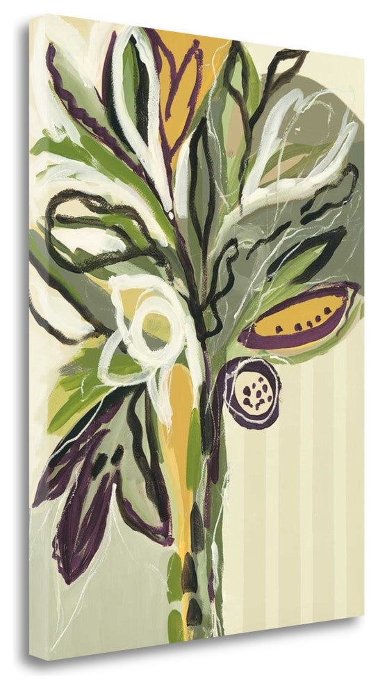 "Serene Floral II" By Angela Maritz, Giclee Print on Gallery Wrap Canvas