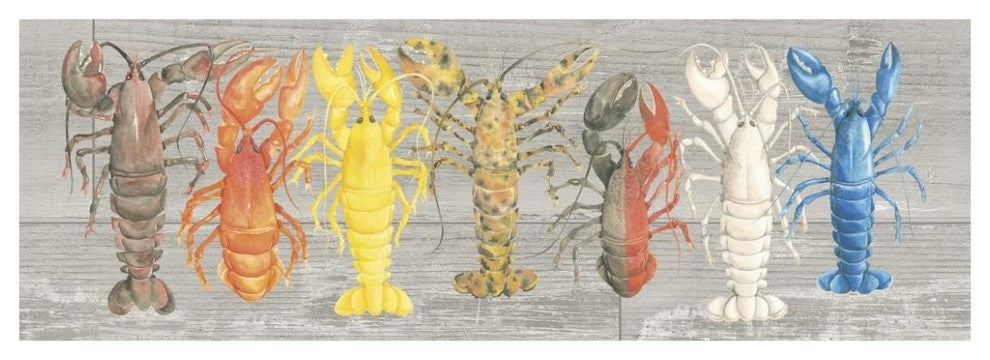 "A Rare Catch on Wood" Digital Paper Print by Elyse DeNeige, 74"x26"