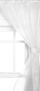 Vinyl Window Curtain in Frosty Clear