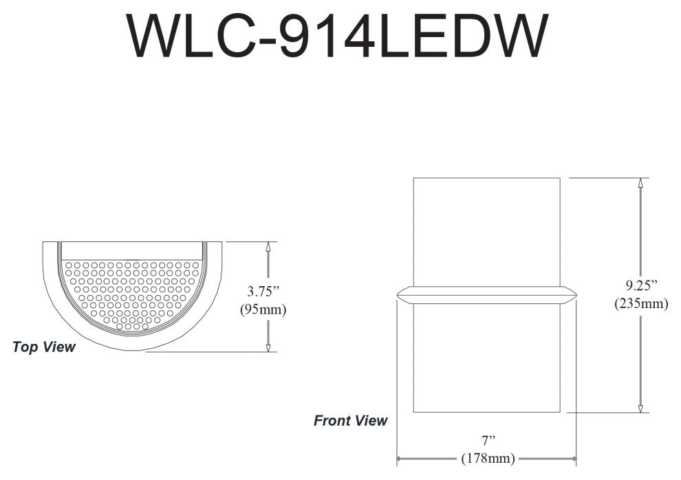 Wallace Contemporary 1 Light White Matte Black Glass Wall