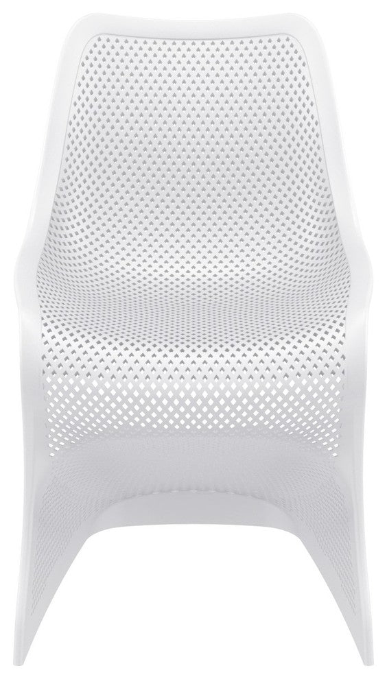 Compamia Bloom Outdoor Dining Chairs, Set of 2, White