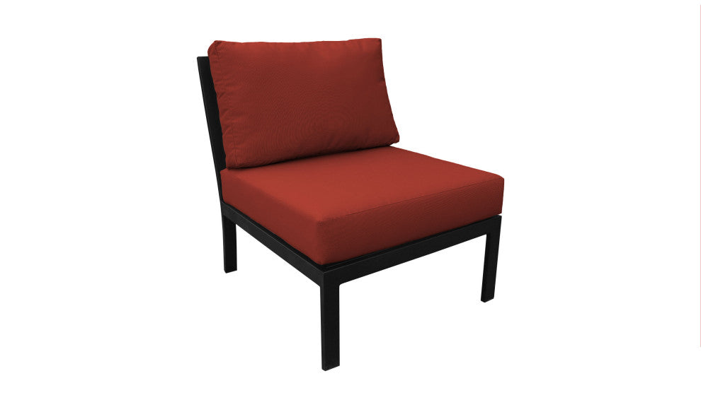 kathy ireland Madison Ave. 8 Piece Aluminum Patio Furniture Set 08a, Cinnamon