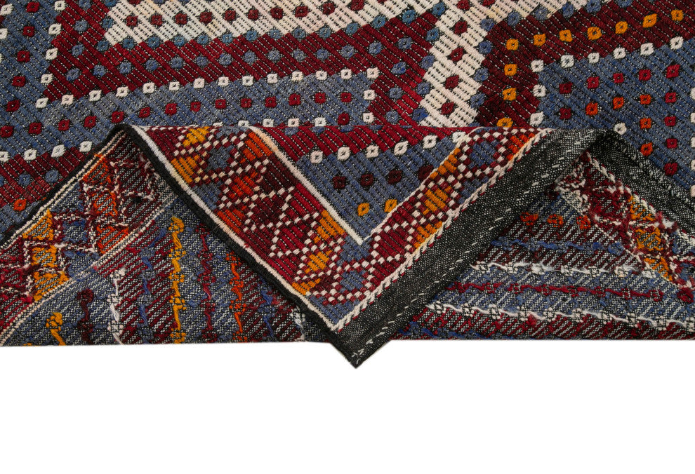 Rug N Carpet - Handwoven Anatolian 6' 0'' x 12' 4'' Rustic Wool Kilim Rug