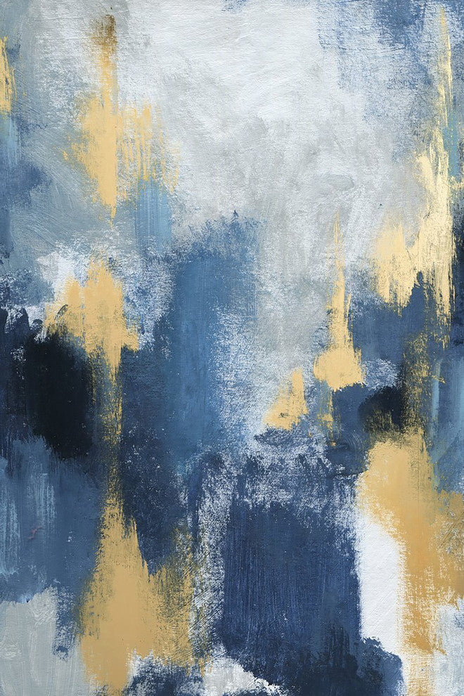 "Teal Phenomenon" Painting Print, Wrapped Canvas, 8"x12"