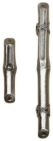 Bamboo With Angled Ends, Antique Brass