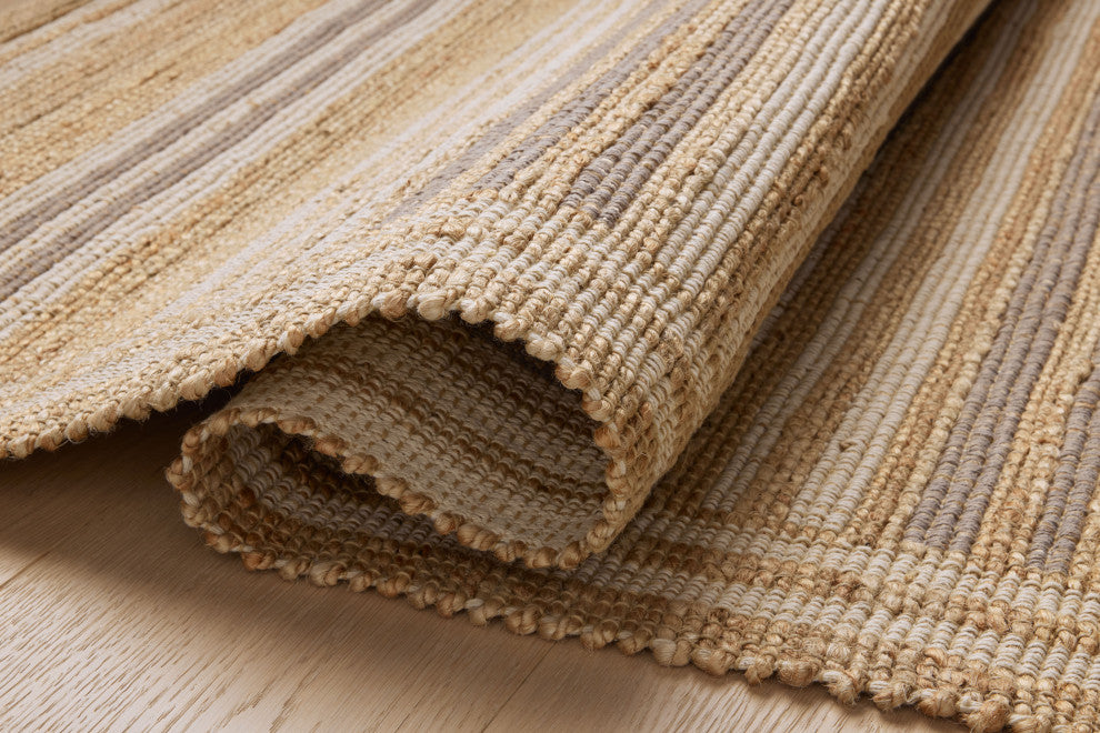 Chris Loves Julia x Loloi Judy Natural / Dove 2'-3" x 3'-9" Accent Rug