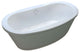 Venzi Ardea, 36"x66 Freestanding Tub With Center Drain By Atlantis