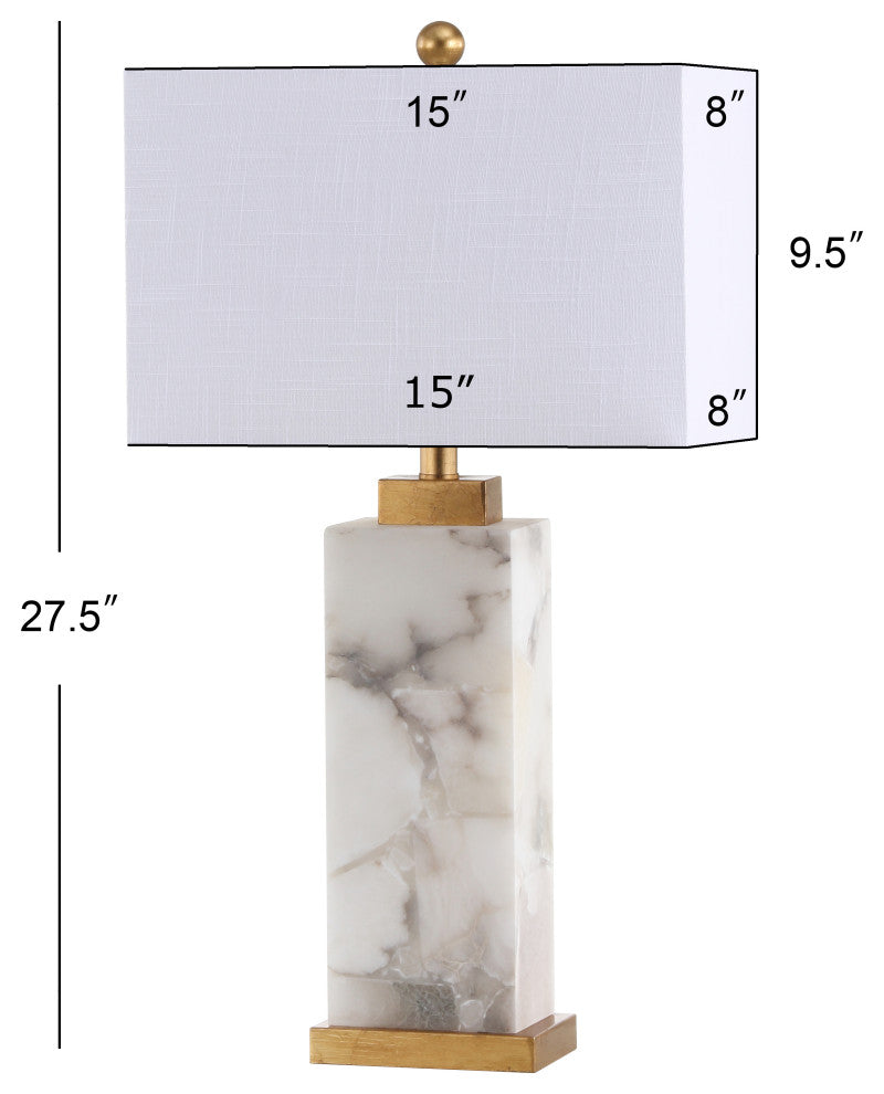 Elizabeth Alabaster LED Table Lamp