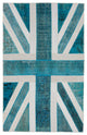 Rug N Carpet - Handmade Anatolian 6' 3'' x 9' 11'' Flag Patchwork Rug
