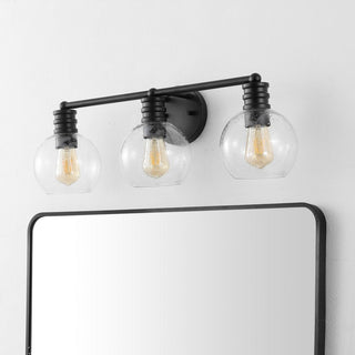 Safavieh Sunetta 3Lt 26.375" Sconce, Black
