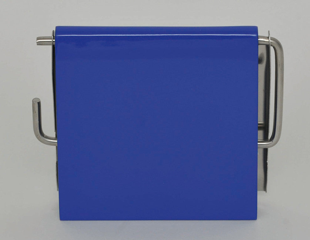Wall Mounted Toilet Paper Holder Tissue One Roll Dispenser Finish: Navy Blue
