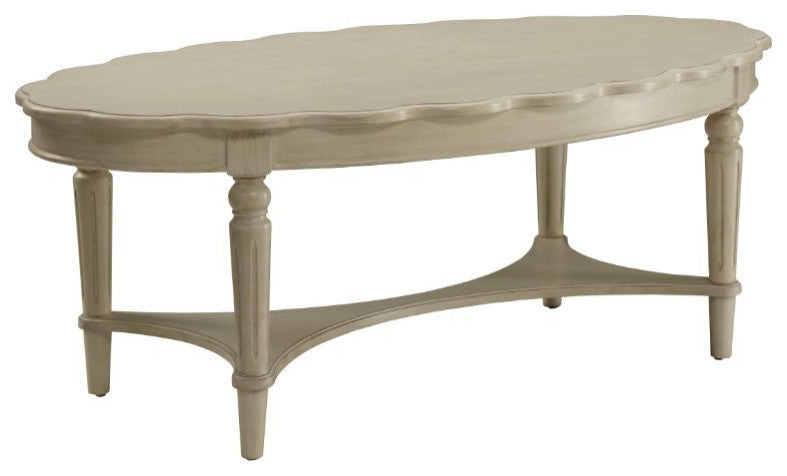 Acme Fordon Coffee Table Antique White