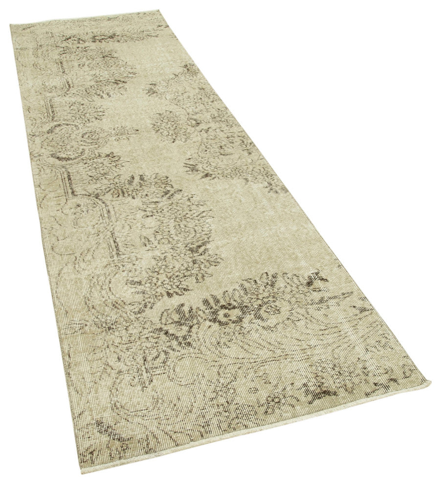 Rug N Carpet - Handmade Turkish 2' 11" x 10' 4" Unique Kitchen Runner Rug