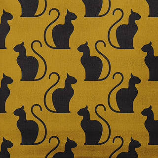 20" x 20" Spooky Cats Decorative Throw Pillow, Autumn Gold