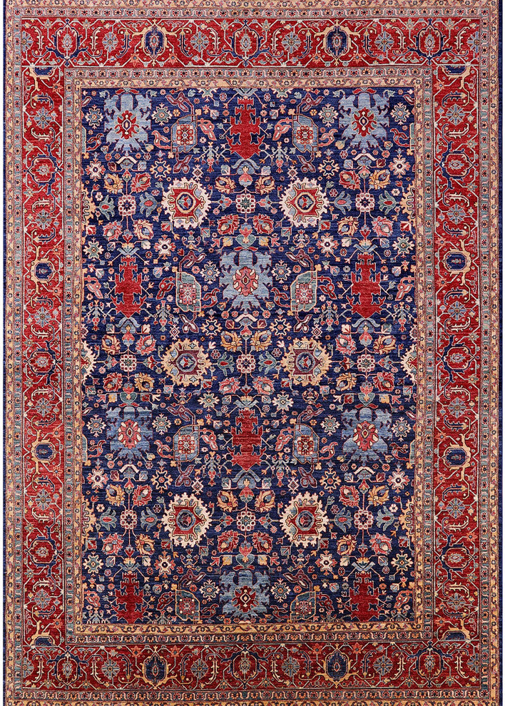 Ahgly Company Indoor Rectangle Mid-Century Modern Area Rugs, 7' x 9'