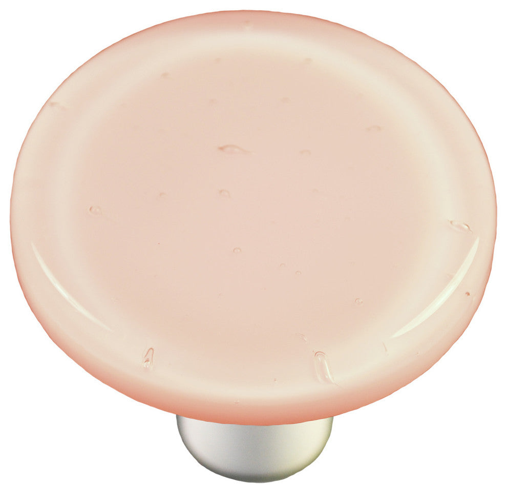 Petal Pink Knob Round, Alum Post