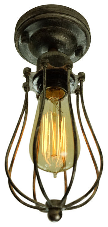 Industrial Flush Mount 1-Light
