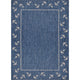 5" x 7" Navy Anchor Indoor Outdoor Area Rug