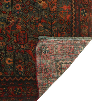 Semi Antique Camdyn Gray/Charcoal Runner, 3'9x9'0